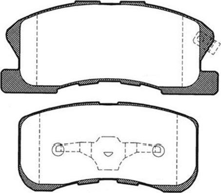 Kavo Parts BP-1510 - Kit pastiglie freno, Freno a disco autozon.pro