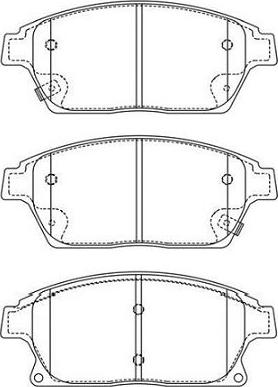 Kavo Parts BP-1020 - Kit pastiglie freno, Freno a disco autozon.pro