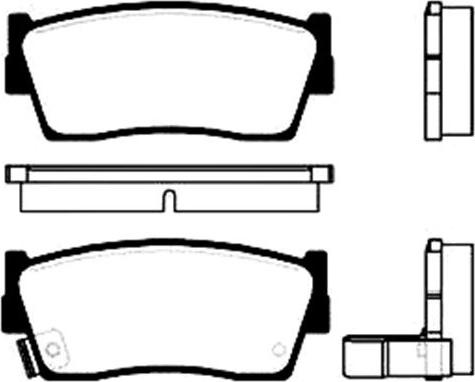 Kavo Parts BP-8505 - Kit pastiglie freno, Freno a disco autozon.pro