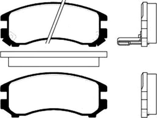 Kavo Parts BP-8503 - Kit pastiglie freno, Freno a disco autozon.pro