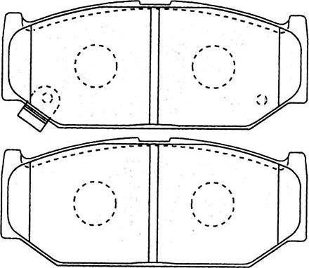 Kavo Parts BP-8531 - Kit pastiglie freno, Freno a disco autozon.pro