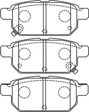 Kavo Parts BP-8532 - Kit pastiglie freno, Freno a disco autozon.pro