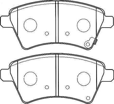 Kavo Parts BP-8529 - Kit pastiglie freno, Freno a disco autozon.pro