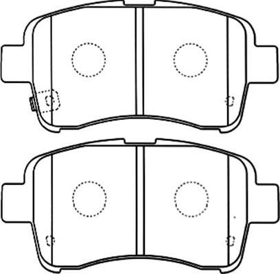 Kavo Parts BP-8525 - Kit pastiglie freno, Freno a disco autozon.pro