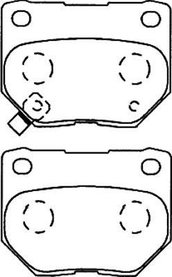 Kavo Parts BP-8015 - Kit pastiglie freno, Freno a disco autozon.pro