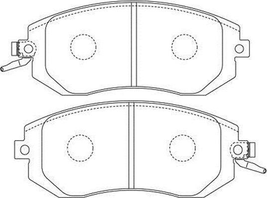 Kavo Parts BP-8024 - Kit pastiglie freno, Freno a disco autozon.pro