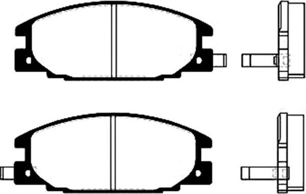 Kavo Parts BP-3500 - Kit pastiglie freno, Freno a disco autozon.pro