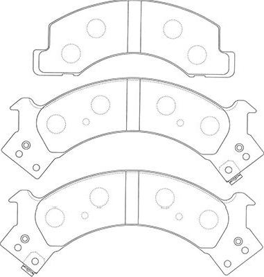 Kavo Parts BP-3518 - Kit pastiglie freno, Freno a disco autozon.pro