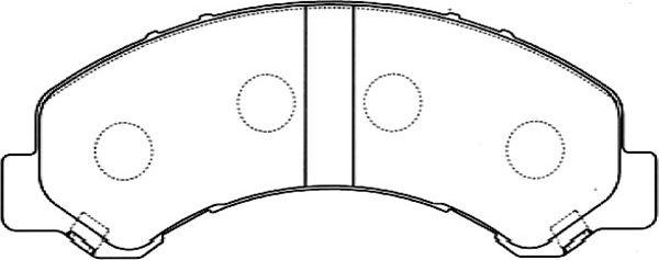 Kavo Parts BP-3512 - Kit pastiglie freno, Freno a disco autozon.pro