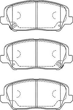 Kavo Parts BP-3049 - Kit pastiglie freno, Freno a disco autozon.pro