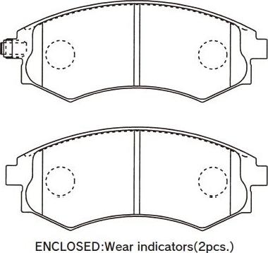 Kavo Parts BP-3041 - Kit pastiglie freno, Freno a disco autozon.pro