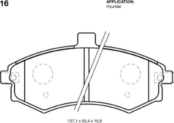 Kavo Parts BP-3016 - Kit pastiglie freno, Freno a disco autozon.pro