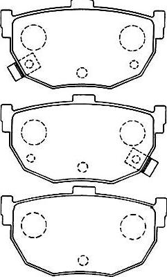 Kavo Parts BP-3017 - Kit pastiglie freno, Freno a disco autozon.pro