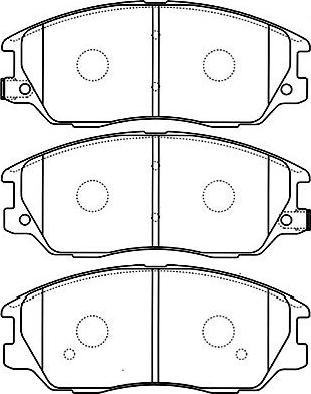 Kavo Parts BP-3030 - Kit pastiglie freno, Freno a disco autozon.pro