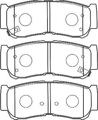 Kavo Parts BP-3033 - Kit pastiglie freno, Freno a disco autozon.pro