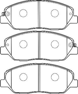 Kavo Parts BP-3032 - Kit pastiglie freno, Freno a disco autozon.pro