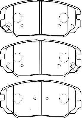 Kavo Parts BP-3029 - Kit pastiglie freno, Freno a disco autozon.pro