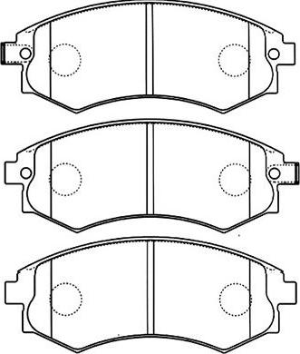 Kavo Parts BP-3025 - Kit pastiglie freno, Freno a disco autozon.pro