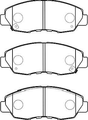 Kavo Parts BP-2049 - Kit pastiglie freno, Freno a disco autozon.pro