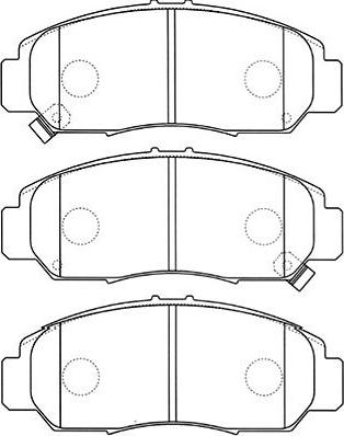 Kavo Parts BP-2044 - Kit pastiglie freno, Freno a disco autozon.pro