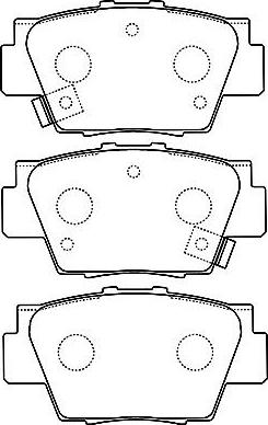 Kavo Parts BP-2040 - Kit pastiglie freno, Freno a disco autozon.pro