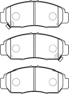 Kavo Parts BP-2047 - Kit pastiglie freno, Freno a disco autozon.pro