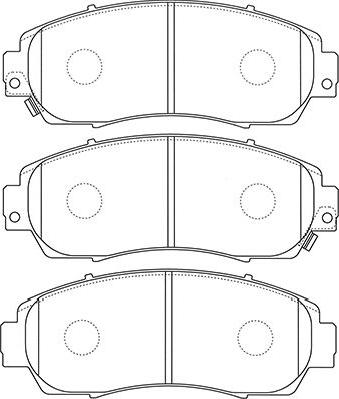 Kavo Parts BP-2059 - Kit pastiglie freno, Freno a disco autozon.pro