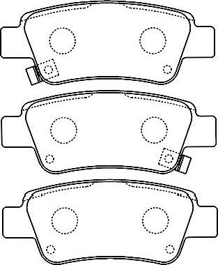 Kavo Parts BP-2055 - Kit pastiglie freno, Freno a disco autozon.pro