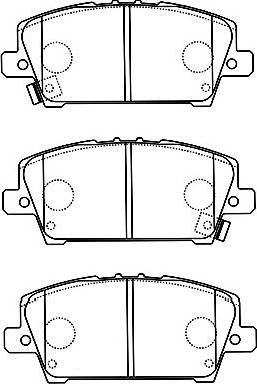 Kavo Parts BP-2050 - Kit pastiglie freno, Freno a disco autozon.pro