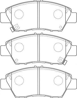 Kavo Parts BP-2058 - Kit pastiglie freno, Freno a disco autozon.pro