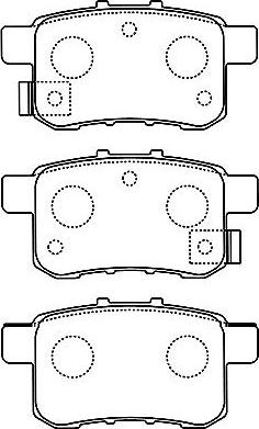 Kavo Parts BP-2057 - Kit pastiglie freno, Freno a disco autozon.pro