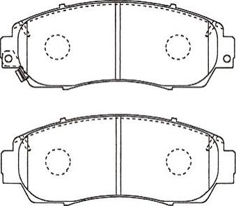 Kavo Parts BP-2068 - Kit pastiglie freno, Freno a disco autozon.pro