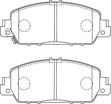 Kavo Parts BP-2067 - Kit pastiglie freno, Freno a disco autozon.pro