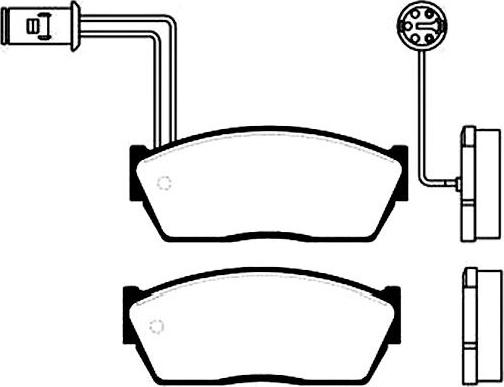 Kavo Parts BP-2006 - Kit pastiglie freno, Freno a disco autozon.pro