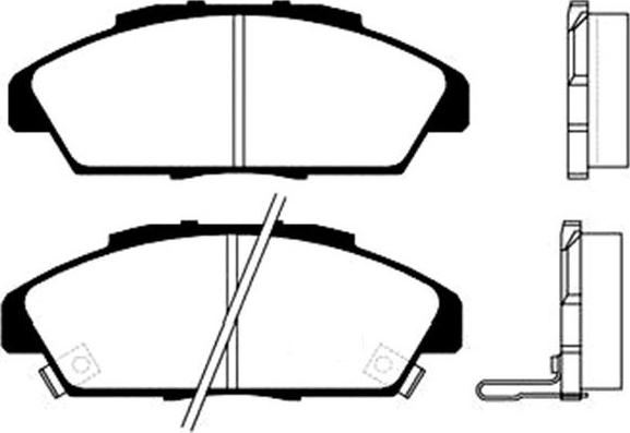 Kavo Parts BP-2015 - Kit pastiglie freno, Freno a disco autozon.pro