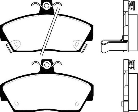 Kavo Parts BP-2013 - Kit pastiglie freno, Freno a disco autozon.pro