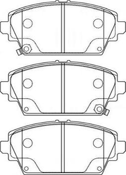 Kavo Parts BP-2036 - Kit pastiglie freno, Freno a disco autozon.pro