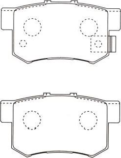 Kavo Parts BP-2032 - Kit pastiglie freno, Freno a disco autozon.pro