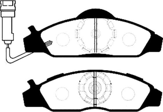 BENDIX 572415B - Kit pastiglie freno, Freno a disco autozon.pro