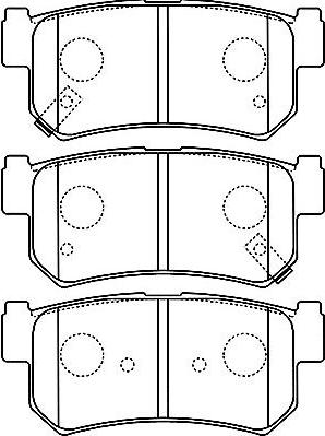 Kavo Parts BP-7503 - Kit pastiglie freno, Freno a disco autozon.pro