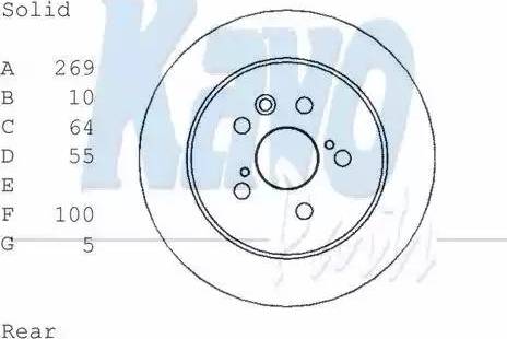 Kavo Parts BR-9446 - Discofreno autozon.pro