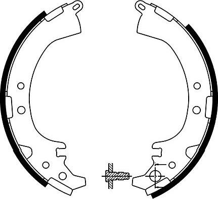 Kavo Parts BS-9925 - Kit ganasce freno autozon.pro