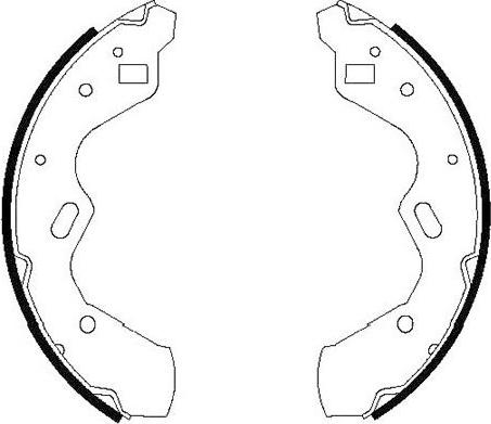 Kavo Parts BS-5419 - Kit ganasce freno autozon.pro