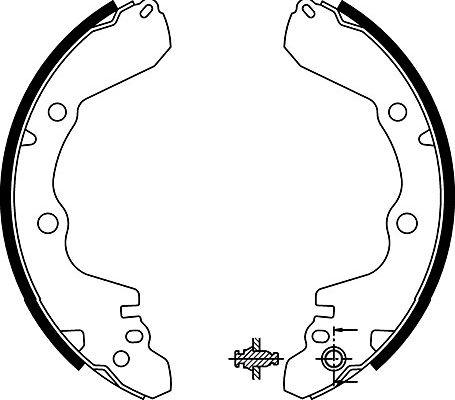 Kavo Parts BS-6416 - Kit ganasce freno autozon.pro