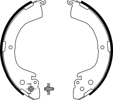 Kavo Parts BS-6411 - Kit ganasce freno autozon.pro