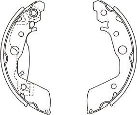 Kavo Parts BS-6427 - Kit ganasce freno autozon.pro