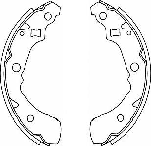 Kavo Parts BS-1921 - Kit ganasce freno autozon.pro