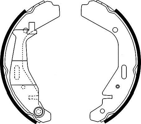 Kavo Parts BS-8926 - Kit ganasce freno autozon.pro