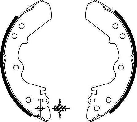 Kavo Parts BS-3909 - Kit ganasce freno autozon.pro