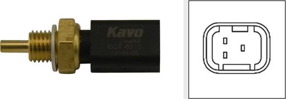 Kavo Parts ECT-6510 - Sensore, Temperatura refrigerante autozon.pro